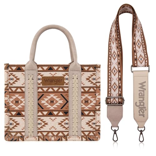 Wrangler Aztec Tote Bag for Women Boho Shoulder Purses and Handbags3