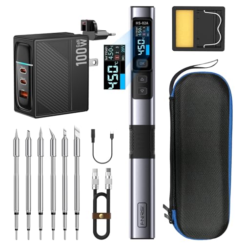 Fnirsi Hs-02A 100W Portable Soldering Iron Kit cover
