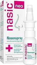 nasic neo Nasal Spray with the WirkPlus | Decongestant Runny Nose Spray without Preservatives for Adults and Children from 6 Years | With Xylometazoline, Dexpanthenol | 10 ml