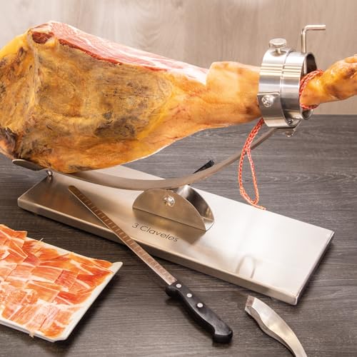 Support à jambon pivotant pour couper facilement sans glisser - 6