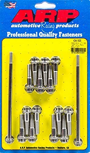 Kit de pernos de cárter ARP 434-1805 con acabado premium de 12 puntas para SB Chevy