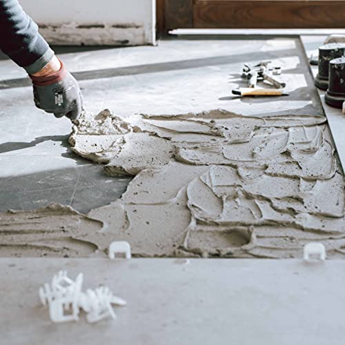 CLIP-IT Fliesenverlegehilfe PRO - 1000 Zuglaschen - 3 mm Fugenbreite - 6-12 mm Fliesenstärke - Flat-Pro Fliesen Nivelliersystem