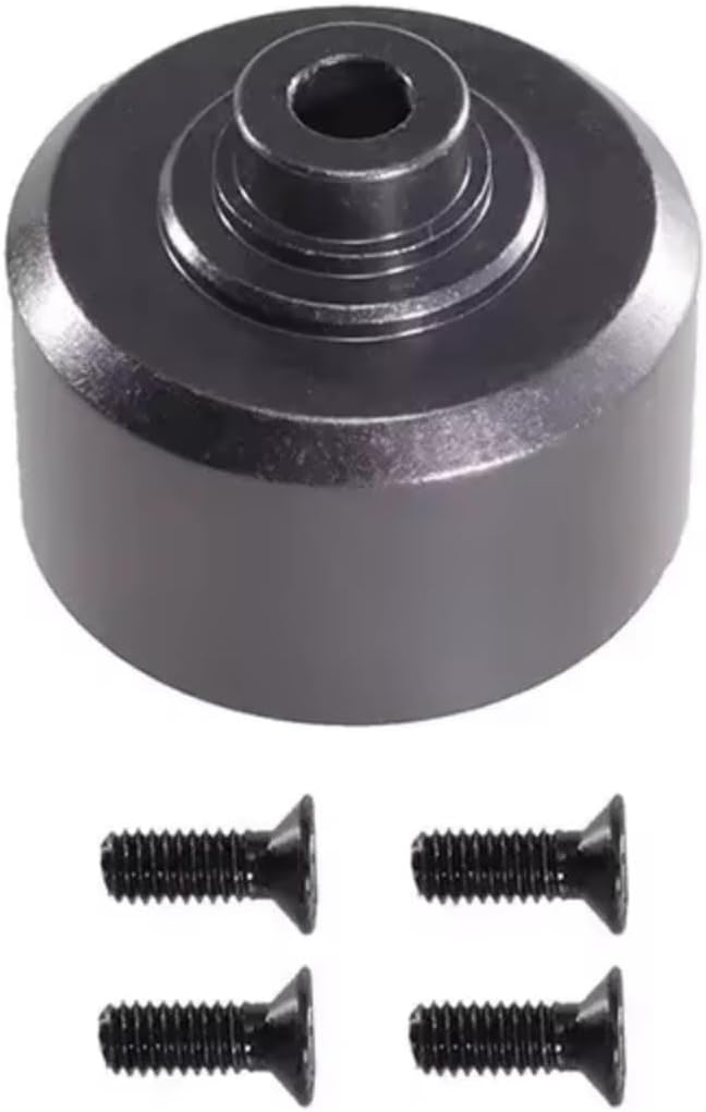 RC Crawlers Models For Mjx For Hyper Go 10208 1/10 Remote Control Car Gearbox Upgrade Parts And Accessories Metal Differential Housing Suitable(Black)