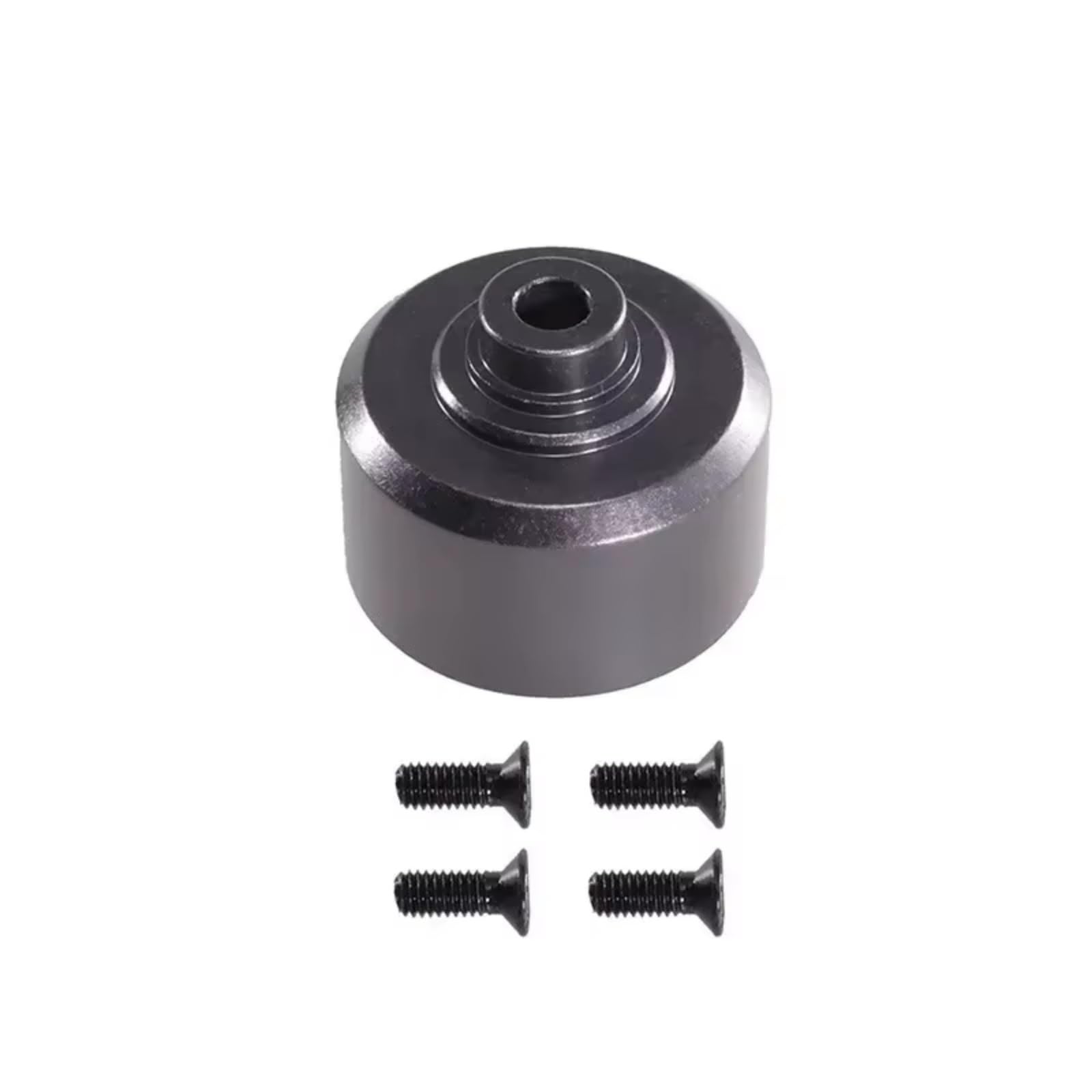 RC Jouets Parts For Mjx For Hyper Go 10208 1/10 Remote Control Car Gearbox Upgrade Parts And Accessories Metal Differential Housing Suitable(Black)