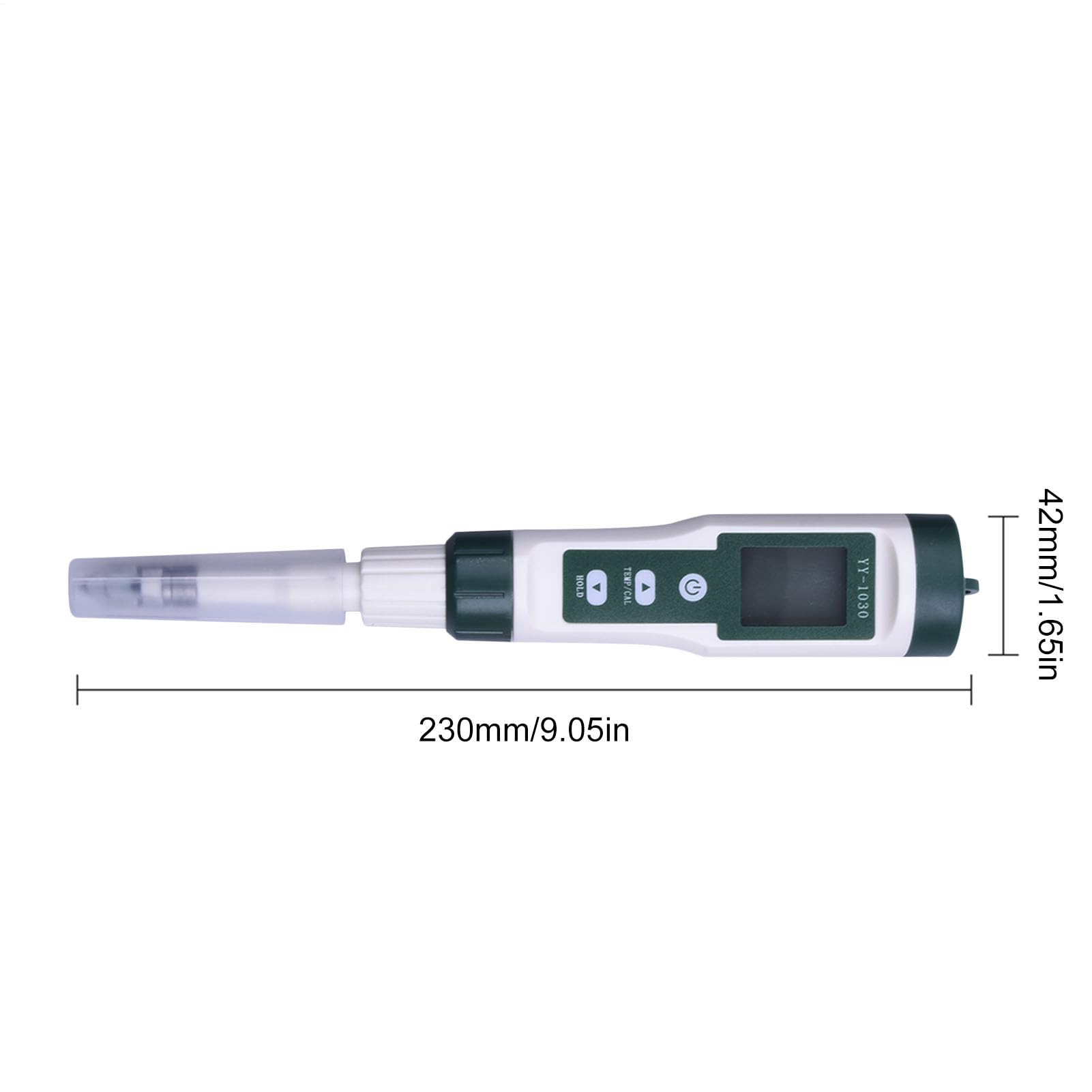 PH-Metro Digitale – Tester Portatile di Alta Precisione con Sonda per | Alimenti, Pasta di Formaggio, Acqua | Monitor del PH A Compensazione Automatica della Temperatura, per Campioni di Laboratori