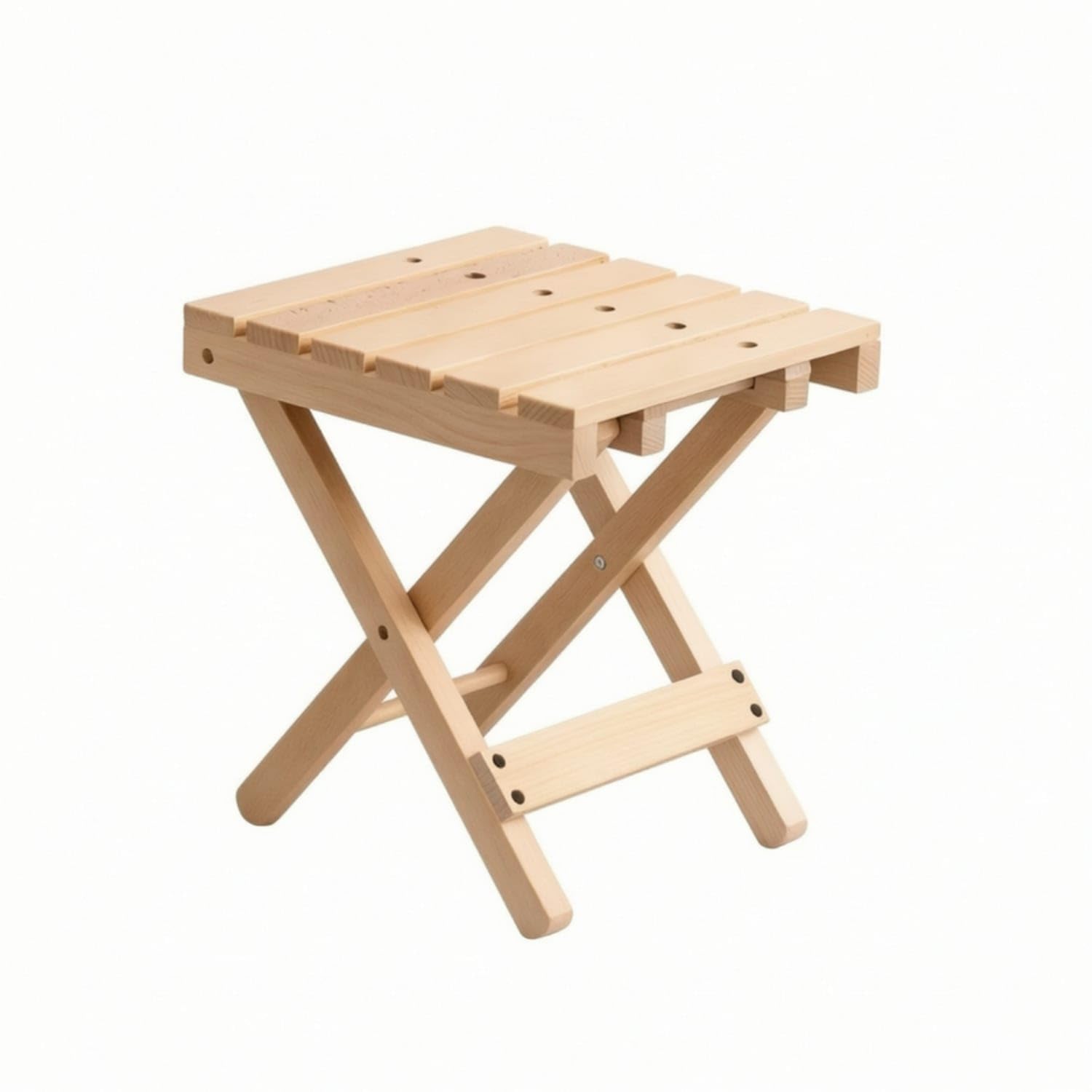 Foldable Folding Stool Portable Wooden Stool Compact Furniture Lightweight for Artists, Sketching, Art Studio, S Folding Painting-picture-11