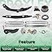 Proxlex 130286KA0A Engine VQ35DD Timing Chain Kit Compatible with Nissan Pathfinder Infiniti QX60 2017 2018 2019 2020-2024 V6 3.5L Replaces# 130856KA1B 130706KA1C 150436KA0A