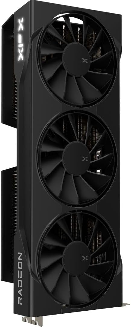 XFX Swift AMD Radeon RX 9070 OC Triple Fan Gaming Edition with 16GB GDDR6 HDMI 3xDP, AMD RDNA 4 RX-97SWFB3B9
