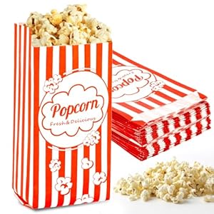 MAQIHAN Popcorn Tüten 100 Stück