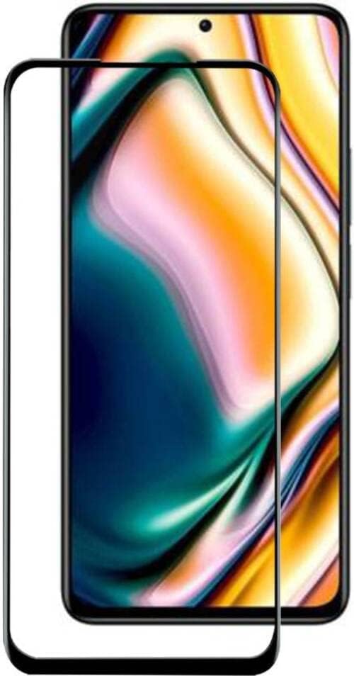 Image of Tempered Glass Screen Protector Compatible for Redmi 11i 5G with Edge to Edge Coverage and Easy Installation Kit, Pack of 1, Black