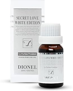 Dionel Secret Love White Edition inner perfume fragrance oil for underwear women Long-lasting feminine Enticing Musky Scent 15ml 0.51fl.oz