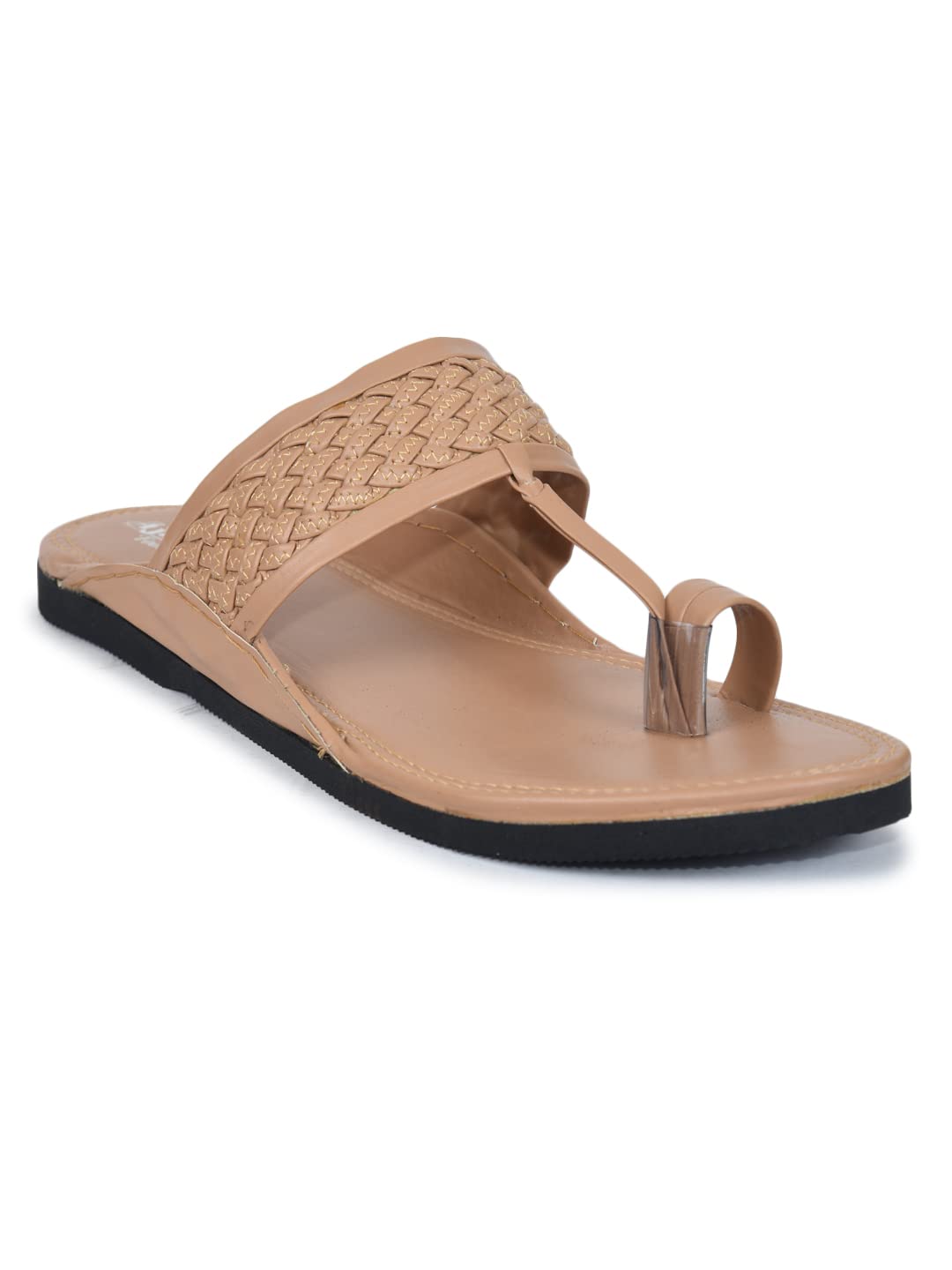 Ajanta Mens Beige Leather Slipper - 6 UK (B084MDX851) Amazon Price History, Amazon Price Tracker