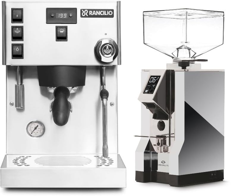 Silvia Pro X Espresso Machine Bundle w/Eureka Specialita Espresso Grinder (Stainless Steel)