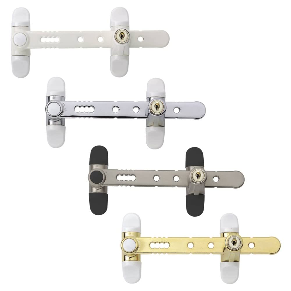 Socona L6C Entrebâilleur à clefs pour fenêtres Blanc