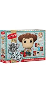 Funko Advent Calendar: Pixar 2024 - Pixar Collection - 24 Days Of Surprise - Collectable Vinyl Mi...