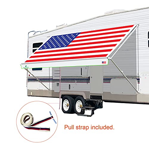 Image of RV Awning Fabric Replacement for Motorhome Camper Trailer Canopy Fabric
