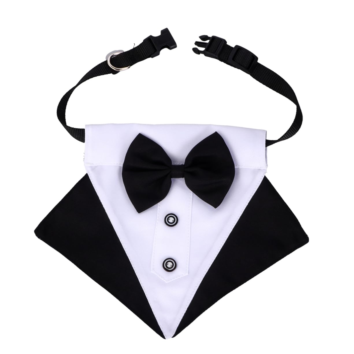 BESPORTBLE 3ensembles Écharpe Triangulaire Chic pour Chien Bandana pour Animaux De Compagnie Accessoire Pratique pour Sorties Et Couleur Noire
