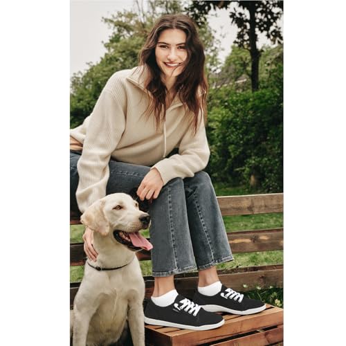 Image of Womens Slip On Shoes, Canvas Low Top Sneakers, Casual Classic Flat Shoes | Comfort Fashion Sneaker with Non Slip Rubber Outsole, Lightweight Tennis Shoes for Walking, Shopping, Picnic, Travel