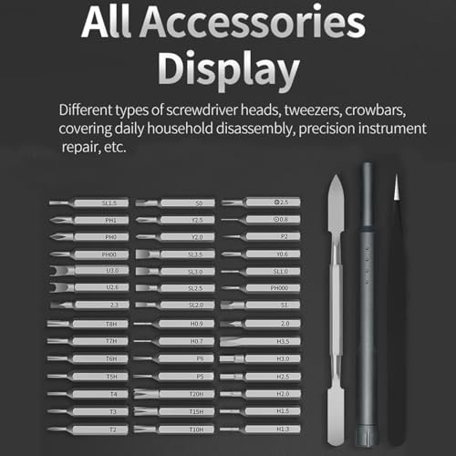 Kit de tournevis de précision pour réparation de PC portables et boîtier magnétique - 4