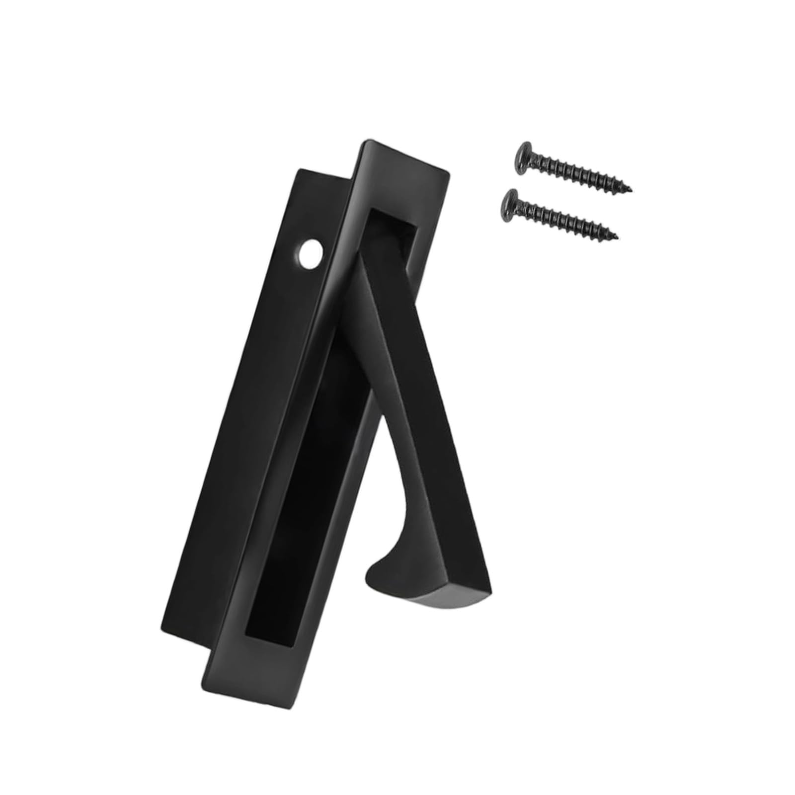 Stainless Steel Sliding Door Handle Cabinet Pull Recessed Finger Flush Pulls for Closet, Sliding, Barn Doors Recessed Handles Concealed Cabinet Pull