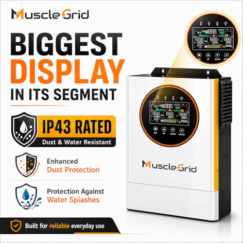 Image of Focus Series Hybrid Solar Inverter 4.2 KW, Runs 6.5 KW Continuous Load 48V /51.2V Batt Sup Upto 800Ah, 6.5KW Continuous Load, 13KVA, 9KW PV Input, Net Metering, BIS Certified SPGS