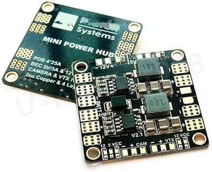Matek NI Power Hub Power Distribution Board PDB With 5V BEC And 12V Compatible With QAV250 ZMR250 Multicopter Quadcopter2 PIECES
