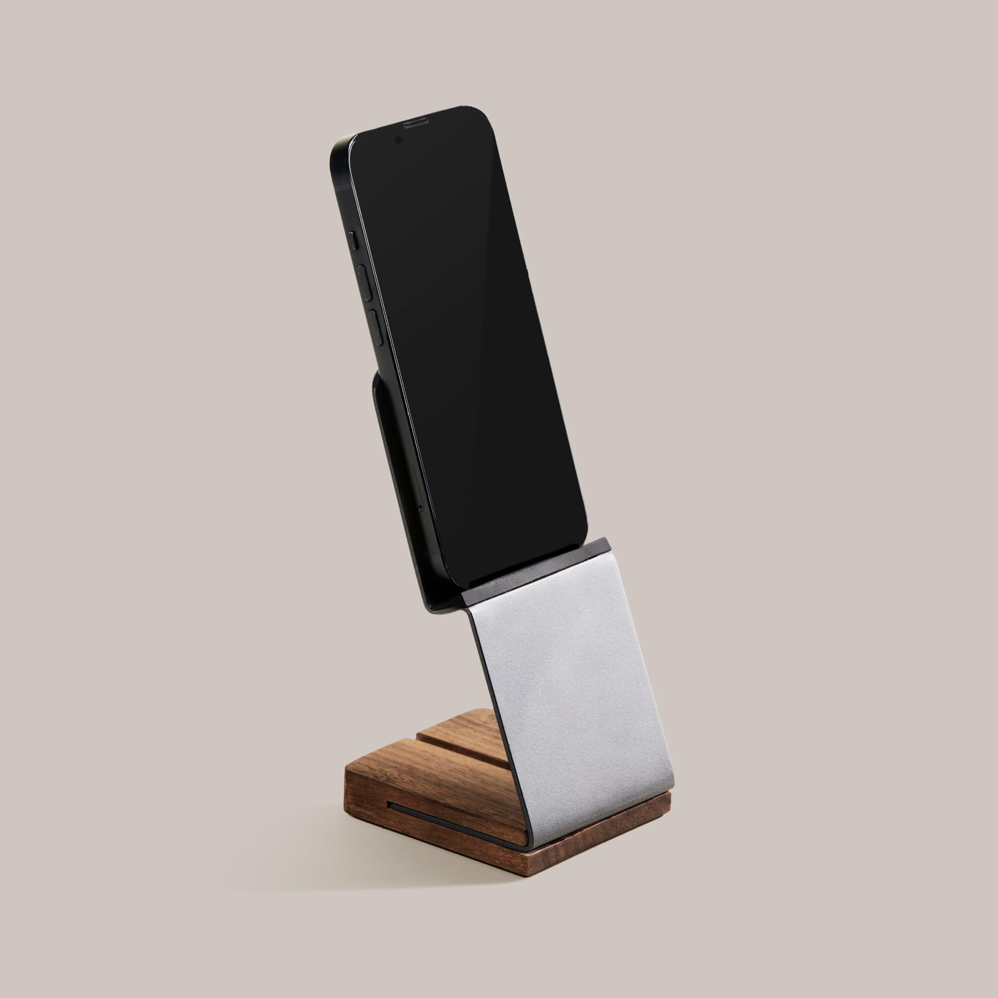 NOOE Hands-On Mobile Stand – Luxury Aged Oak Wooden Finish | Sleek, Sturdy & Portable for Effortless Viewing | Works with iPhone, Samsung, OnePlus & More | Ideal for Desk, Home & Travel Use-picture-19