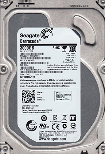 Preisvergleich Produktbild Seagate ST3000DM001 - SEAGATE 3.5 3TB SATA3 HDD DESKTOP
