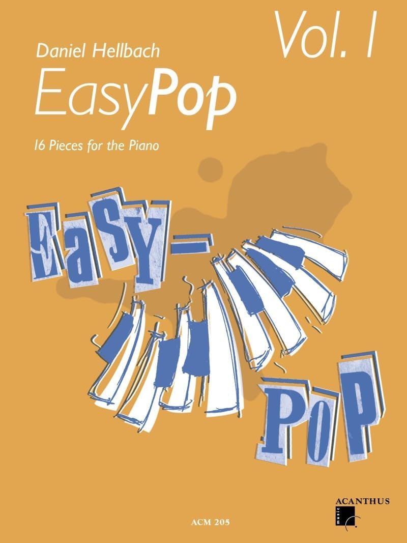 EasyPop Band 1 2 3 | Komplettset | 13 Klavierstücke für Klavier | Daniel Hellbach | Acanthus Verlag | ACM205 + ACM206 + ACM228 | Easy Pop | Soundman Piano-Bleistift