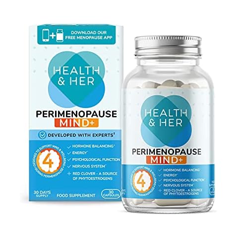 Health & Her Perimenopause Mind+ Supplements Cover