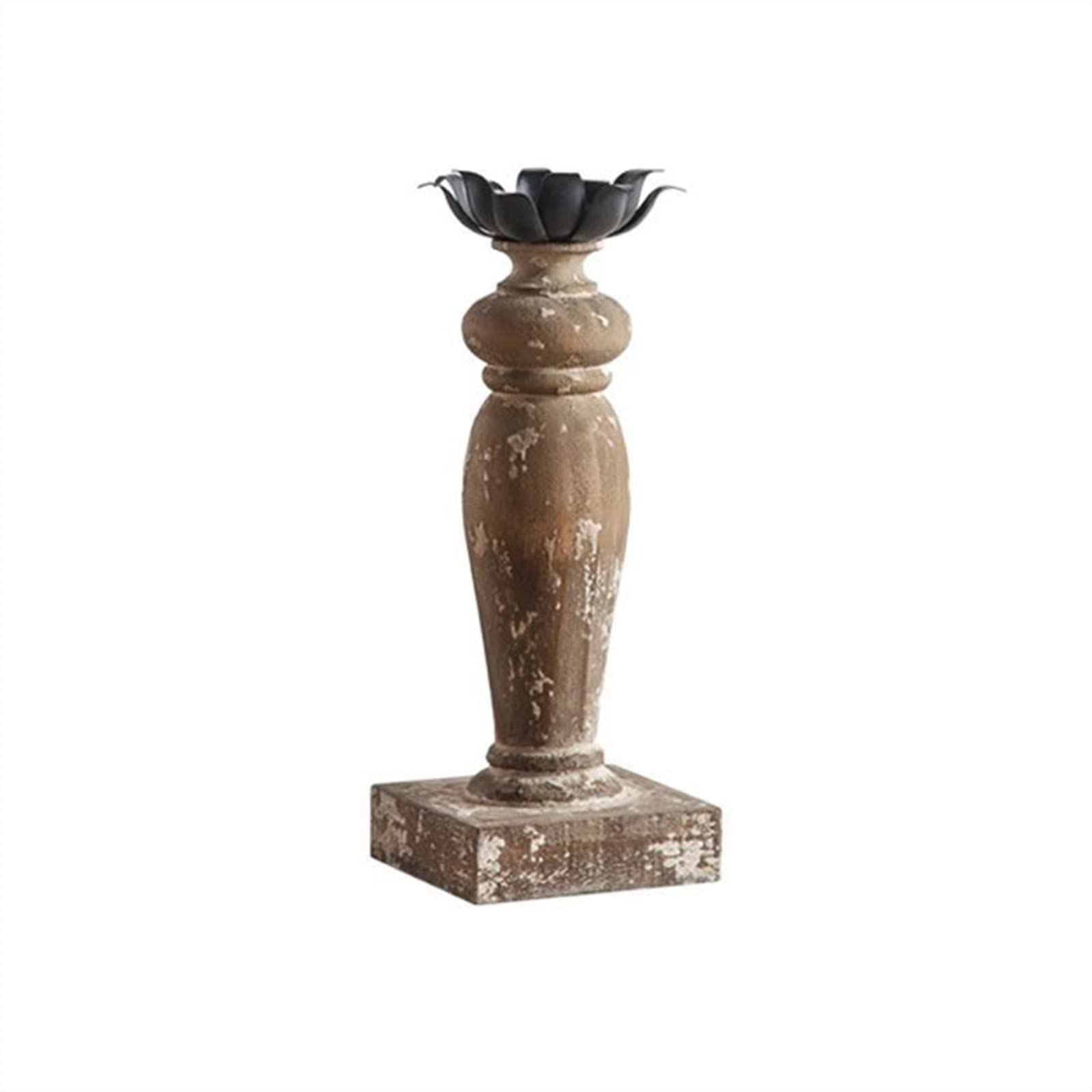 SUNESA Chandelier Chandelier en Bois sculpté créatif Chandelier en Fer Décoration d'intérieur Bougeoir de Style rétro Bougeoirs (Color : A)