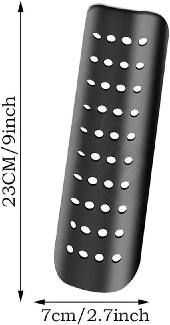 バイク用 ヒートシールド オートバイ用排気管ヒートシールド オートバイ用排気マフラーパイプヒートカバー ヒートシールド(Black)