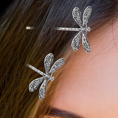 Pinzas para cabello Mabor en plata antigua miniatura 5