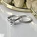 Moissanite Engagement Ring Set, 0.75 Ct. Certified Oval Cut Moissanite Engagement Ring Set, 14k Yellow Gold Finish Moissanite Ring Set For Women