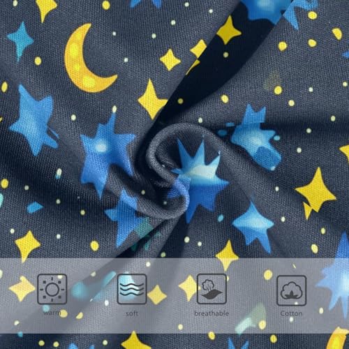 Night Sky Yellow Blue Stars Moons Toddler Underwear Floral 2t Cotton Panties for Girl Animal Underpants Briefs3
