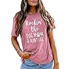 Dog Mama Shirts for Women Rockin’ The D...