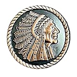 Vintage Motorcycle Conchos Indian Chief Headdress CON314-ACPR-R