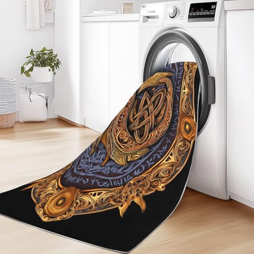 Tapis de sol pour couloir lavable et anti-glisse noir - 5