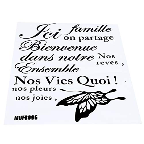 Autocollants muraux deco interieure PVC autocollant 60x74cm
