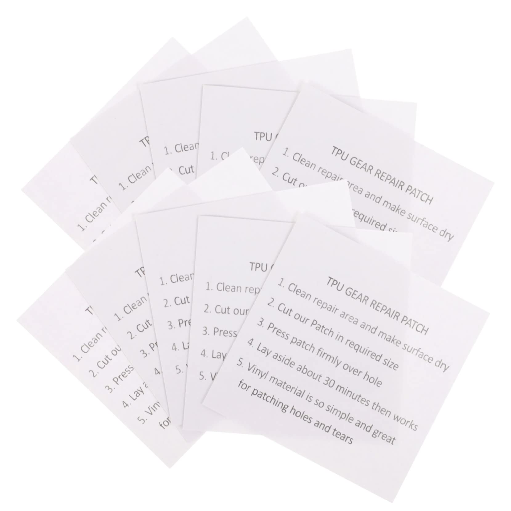 HOMSFOU 4 Sätze Zuschuss Zur Zeltreparatur Tipps Für Patches Reparieren Aufblasbares Flicken-reparaturset Aufblasbarer Flicken Aufblasbares Reparaturband Tpu 25 Stück * 4