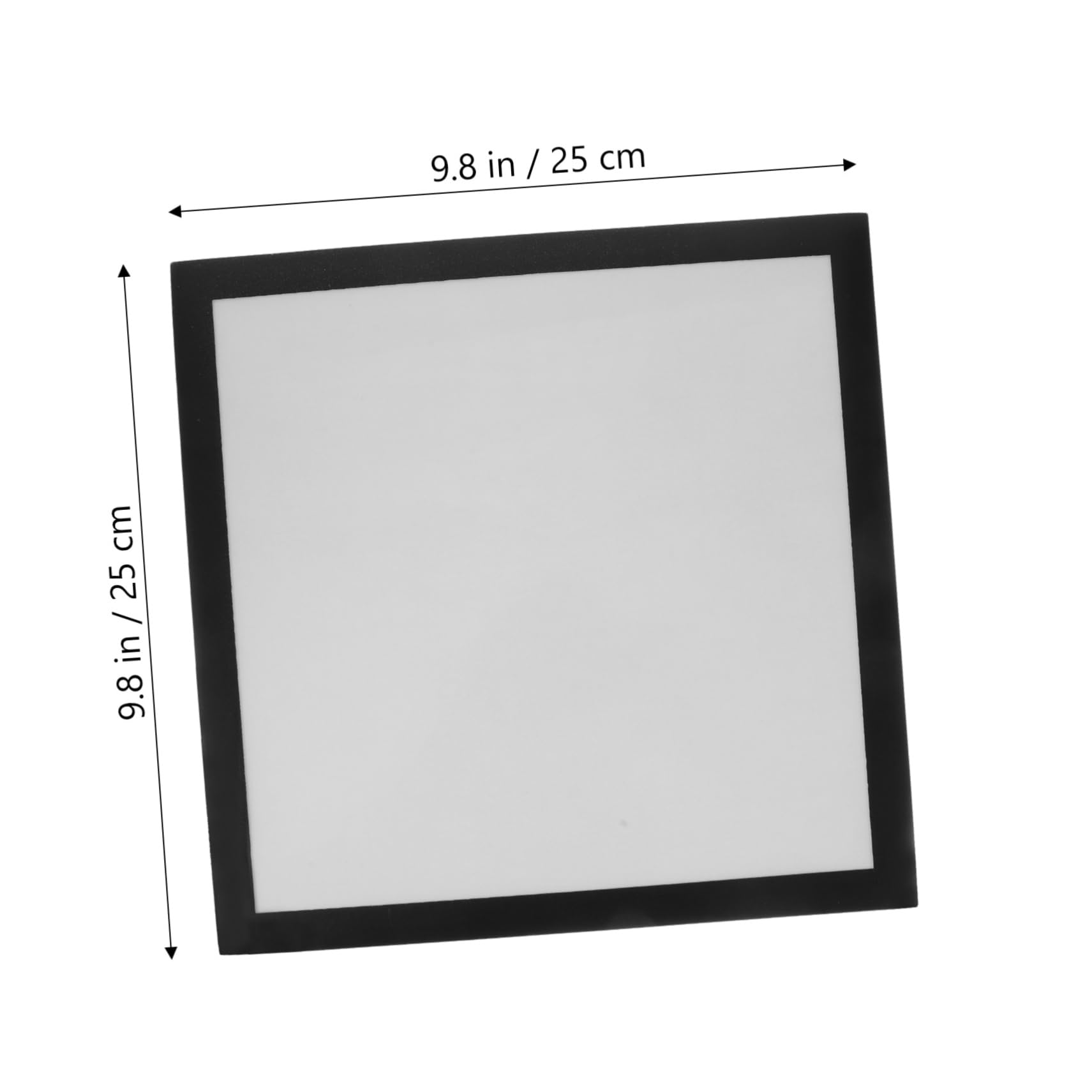 ARTIBETTER 25x25cm Magnetic Diamond Frame 10x10 Inch Black Magnetic Picture Decor