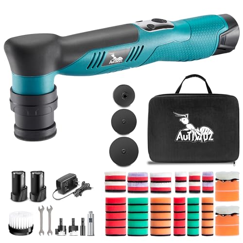 AUTIWOZ 軽量ミニポリッシャー コードレス DA/RO両用設計 工具不要秒交換...