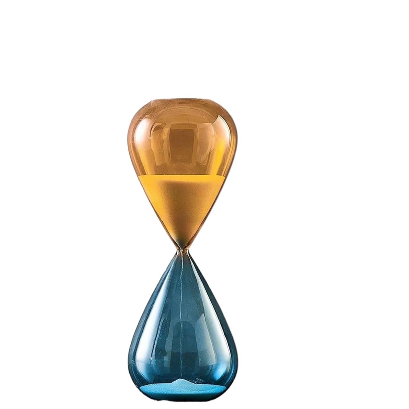 Clessidra Di Sabbia Ornamento a forma di clessidra a due colori, timer da 5/15/30 minuti, stile minimalista, decorazione for la casa a forma di clessidra a colori(10min 6 * 15cm)