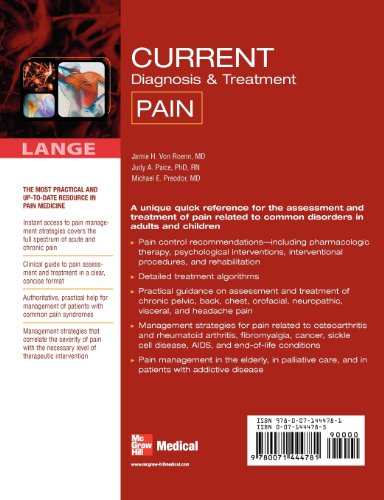 Current Diagnosis & Treatment of Pain