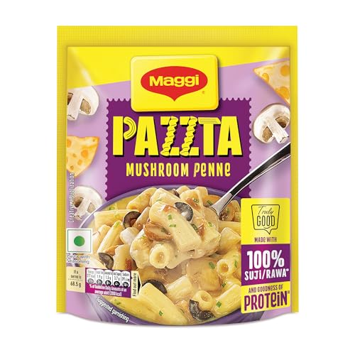 Image of Maggi PAZZTA Instant Pasta - Mushroom Penne, 68.5g Pouch