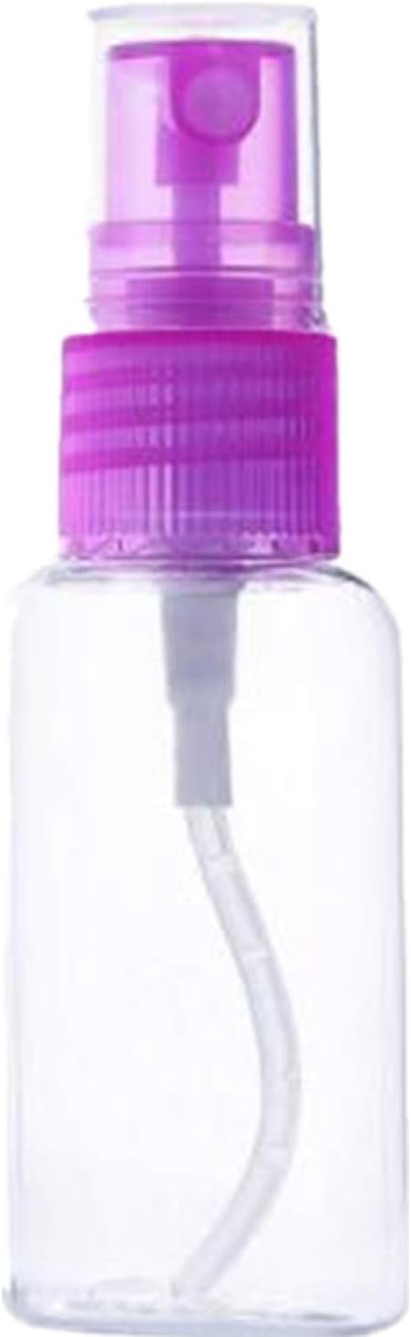 5p 30ml Transparent Portable Refillable Durable Storage Atomizer Empty Spray Bottle for Cosmetic Make Up Travel Purple