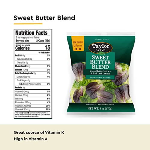 Taylor Farms Sweet Butter Blend Lettuce, 6 Oz #TOP5
