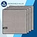 4 Pack Magnetic Cleaning Cloth Dry Erasers for White Boards - Extra Strong Magnet - Compatible with All Whiteboards - Ideal for Classroom, Home & Office Use -Reusable & Washable- 10'' X 10''