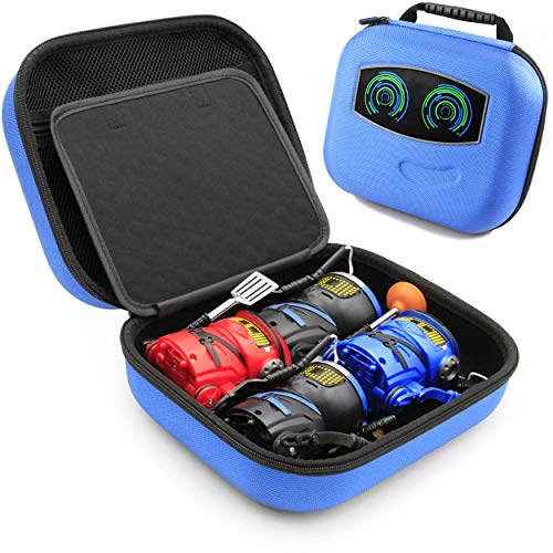 CASEMATIX Robot Case Compatible With 4 Ninja Bots Battle Bots and Ninja Toys Accessories, Includes Case Only