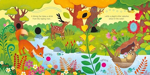 Woodland Sounds: A Captivating Exploration of Forest Life, with Interactive Sound Buttons, Beautiful Illustrations, and Engaging Cut-Out Shapes for Children (Sound Books) - Image 4